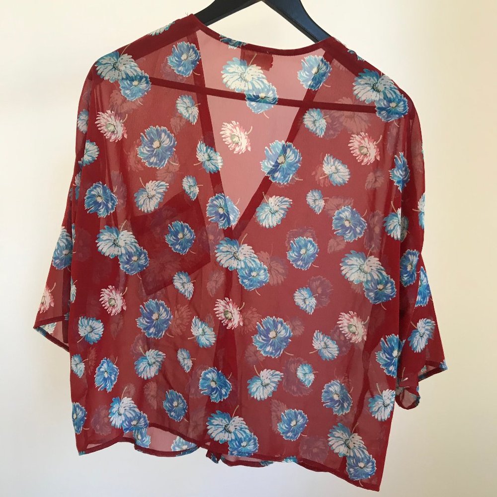 Pins and Needles Sheer Oversized Top